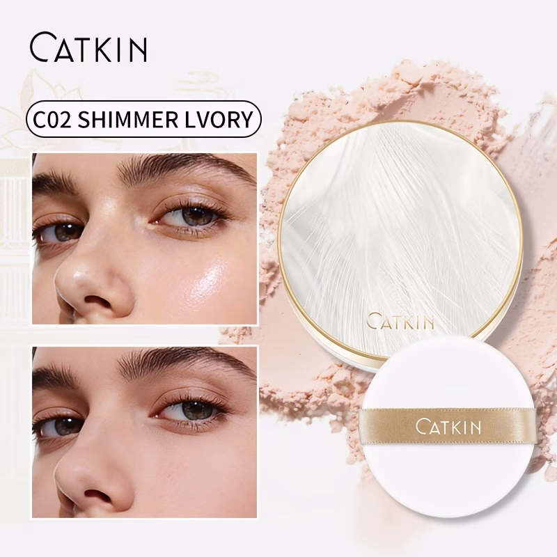 CATKIN Chic Luxury Light Loose Powder – Matte Finish and Long-Lasting Makeup Setting