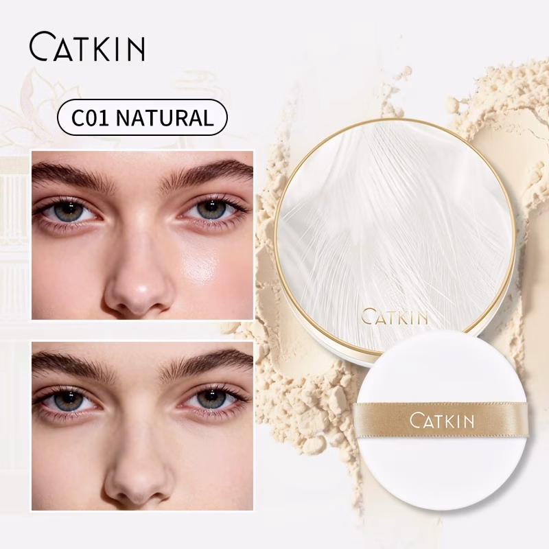 CATKIN Chic Luxury Light Loose Powder – Matte Finish and Long-Lasting Makeup Setting
