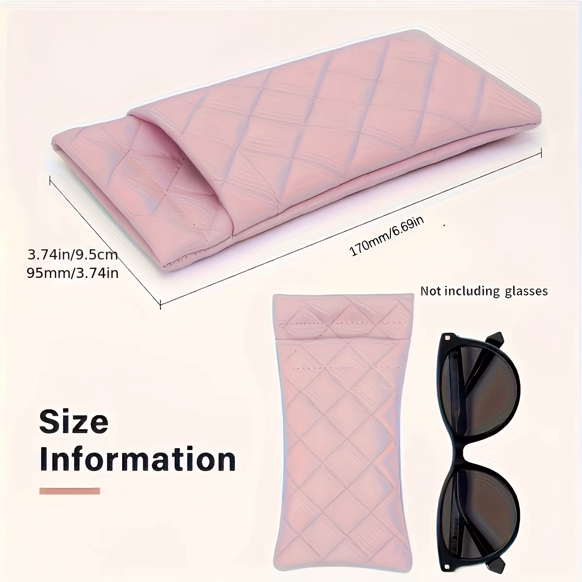 JADELOTUS Automatic Closing Storage Case – Elegant PU Leather Eyeglass Pouch for Stylish Protection