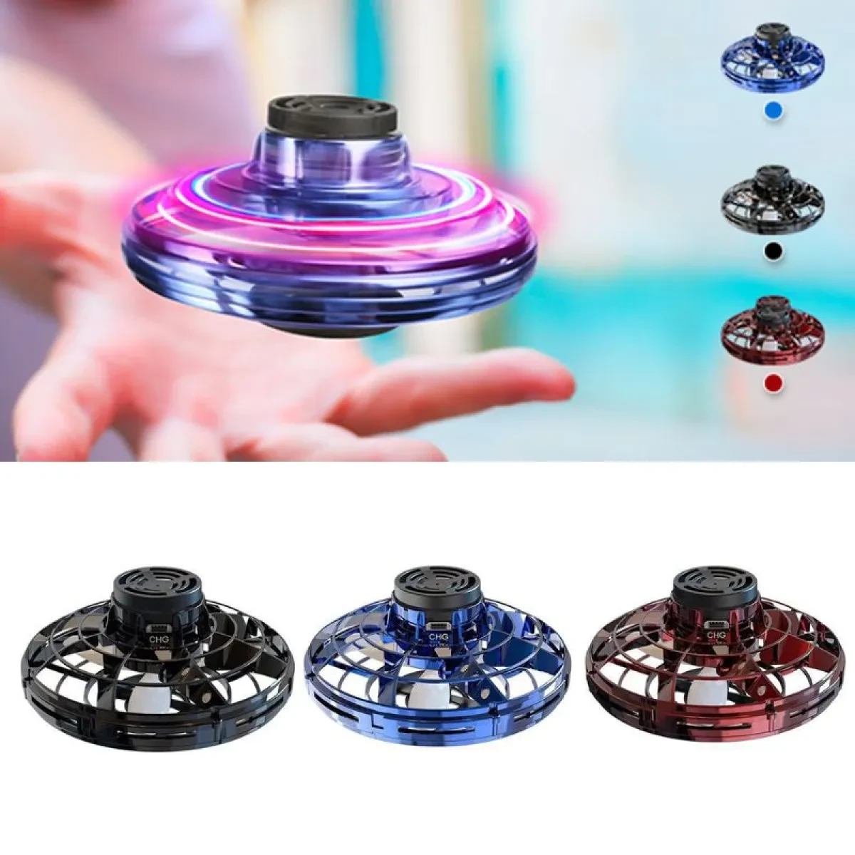 Flying Spinner Mini Drone Flying
