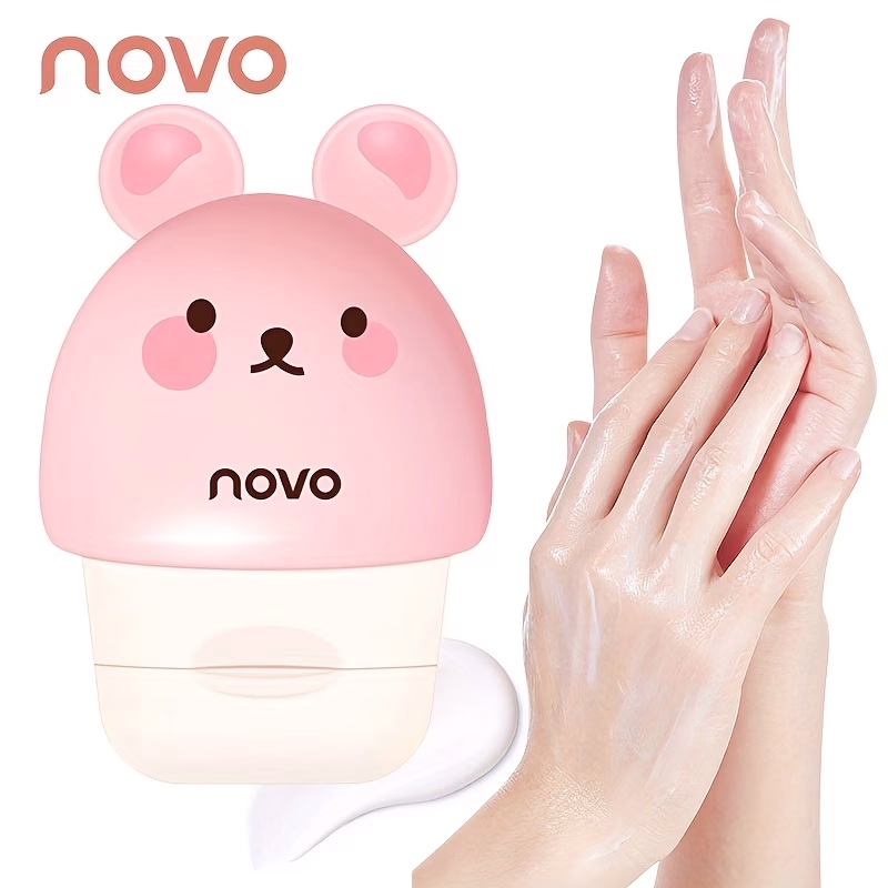 Novo Little Bear Hyaluronic Acid Hand Cream – Deeply Moisturizing, Non-Greasy, and Gentle for Dry, Cracked Hands