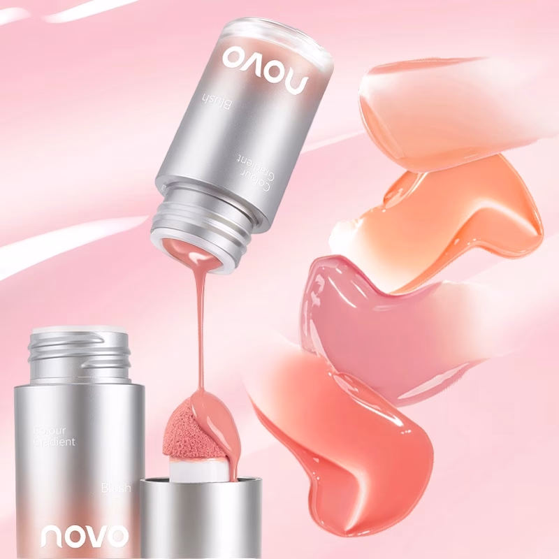 Novo Liquid Velvet Blush – Water-Resistant, Stain-Resistant, Long-Lasting, High-Color with Soft Matte Finish