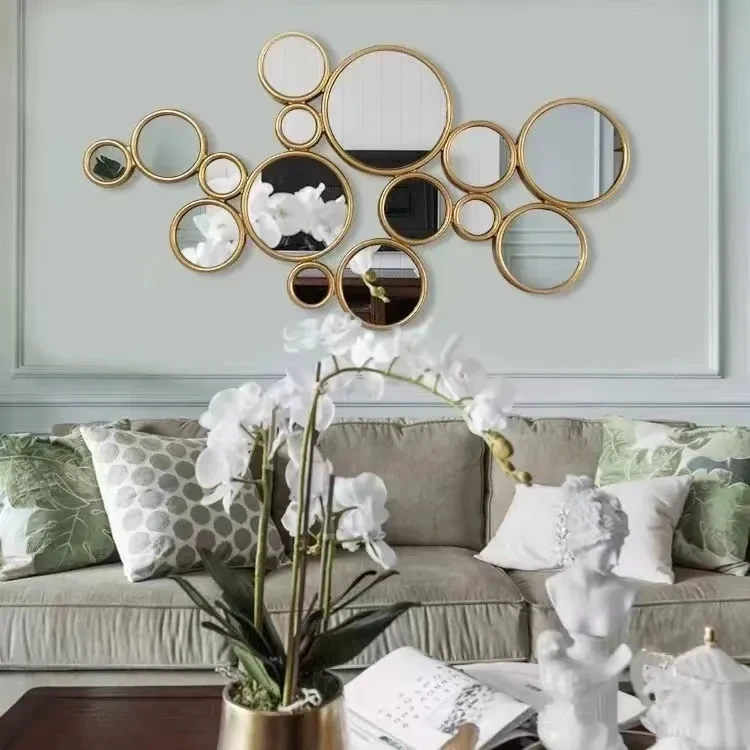 Round Art Deco Mirror