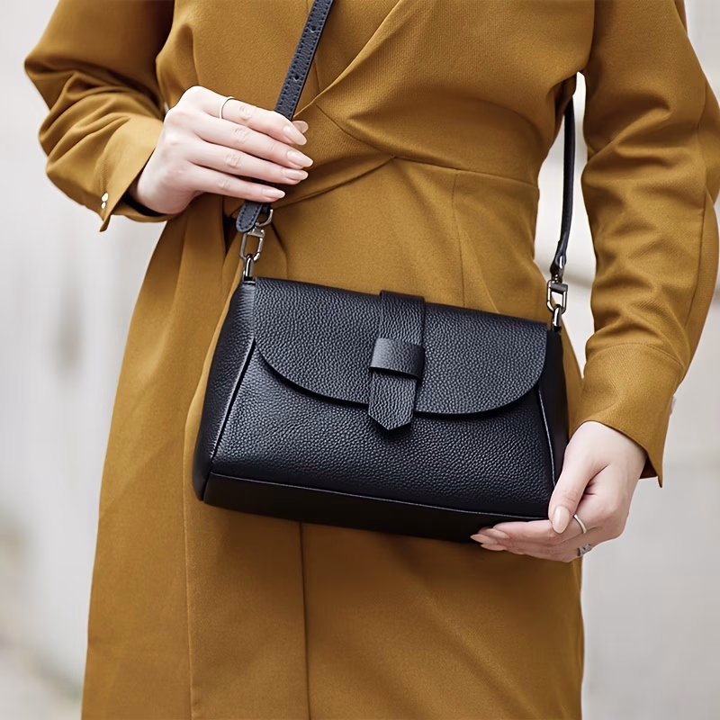 ZOOLER Top Layer Cowhide Crossbody Bag – Fashionable Middle-Aged Women’s Bag, 2025 New Women’s Shoulder Bag