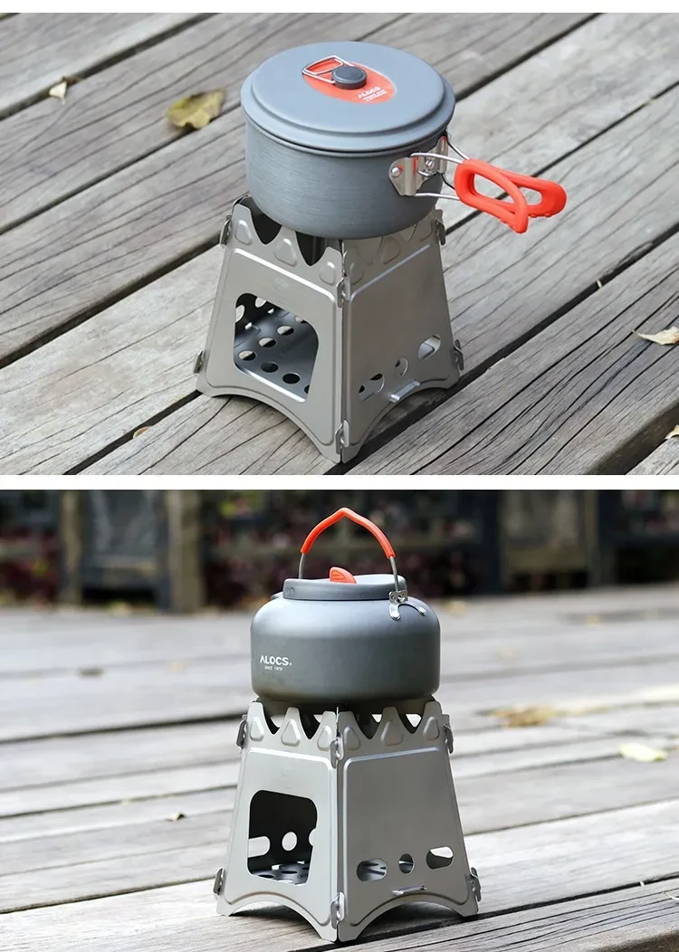 Outdoor Titanium Firewood Stove