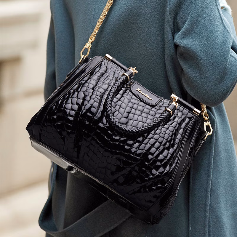 ZOOLER Fashionable Genuine Leather Women’s Handbag – Large Capacity with Multiple Compartments, Zipper Closure, Removable Strap, Ideal for Travel and Everyday Use