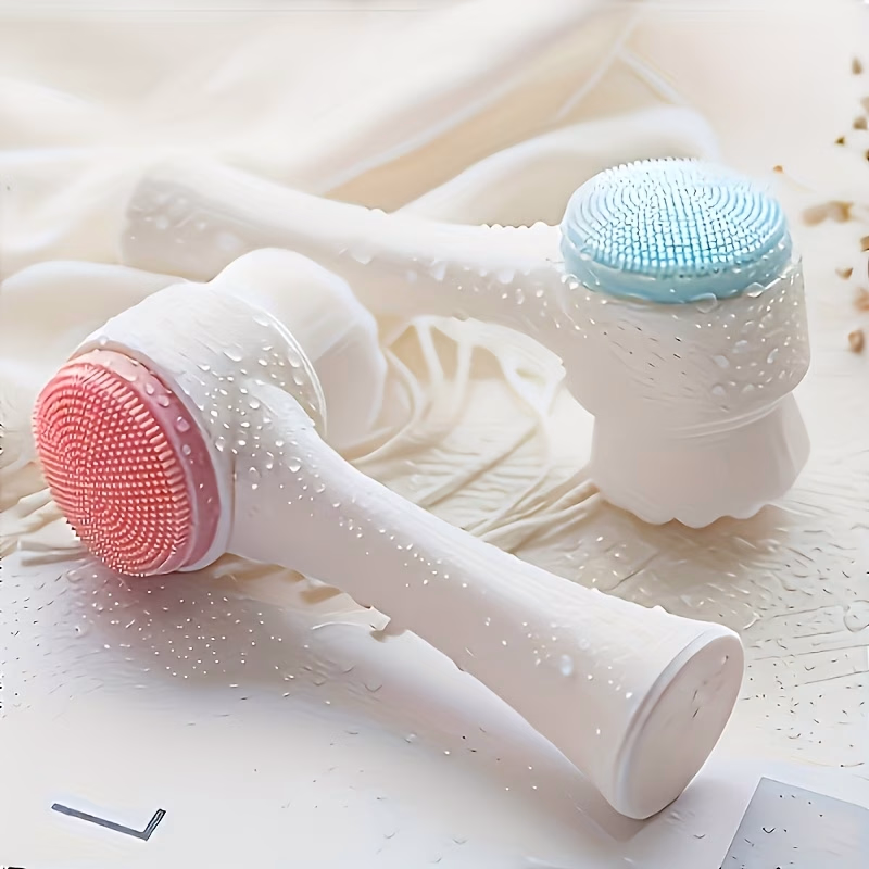 Dual-Purpose Facial Cleansing Brush Featuring Gentle Bristles – Deep Clean and Refresh Your Skin