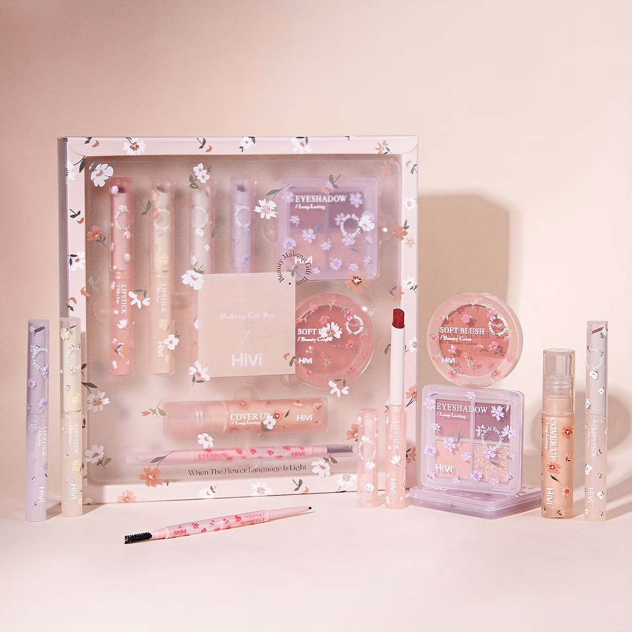 HiVi® 8pcs Collection, Floral Language Light Beauty Gift Package – A Luxurious Set for Effortless Elegance