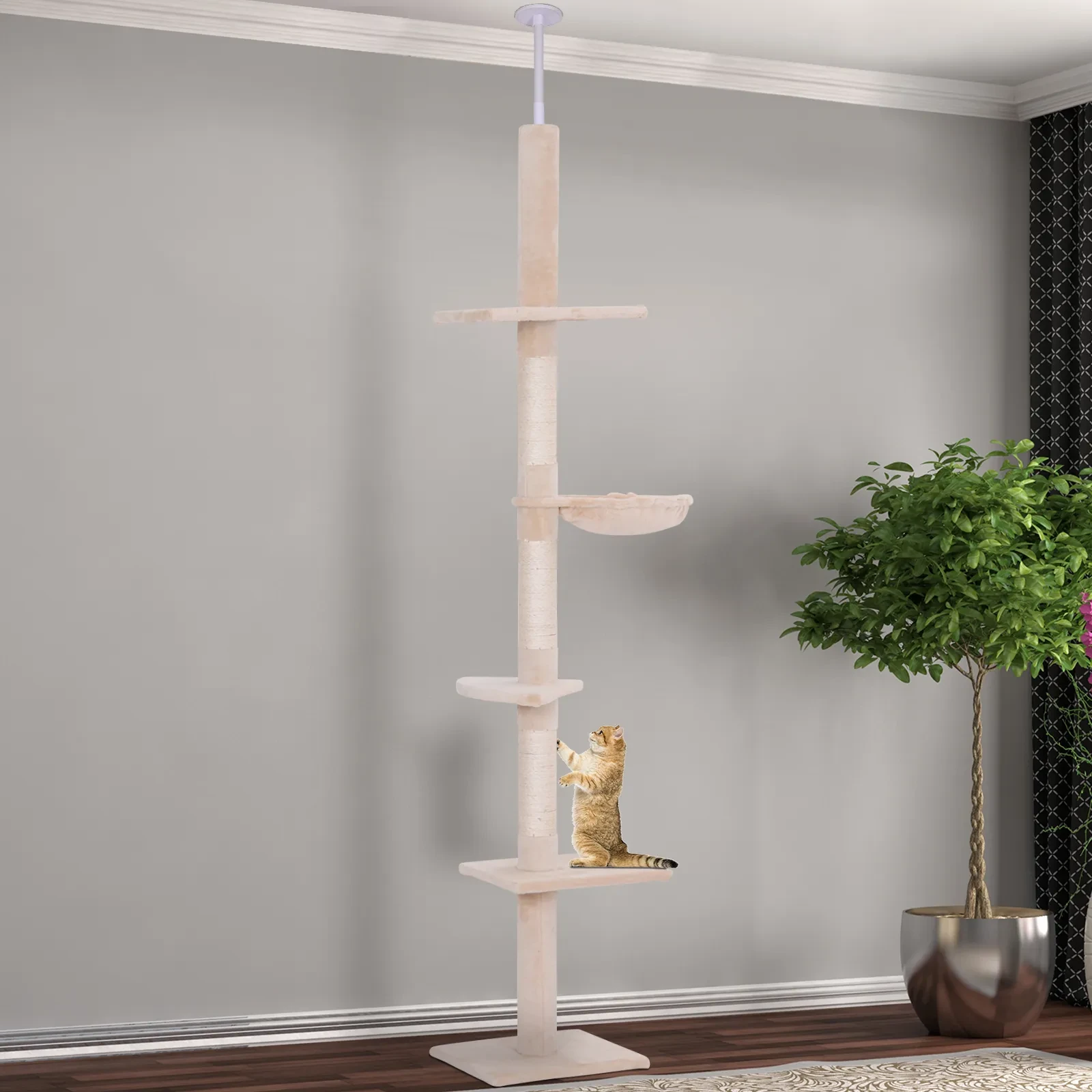 Floor to Ceiling Cat Tree
