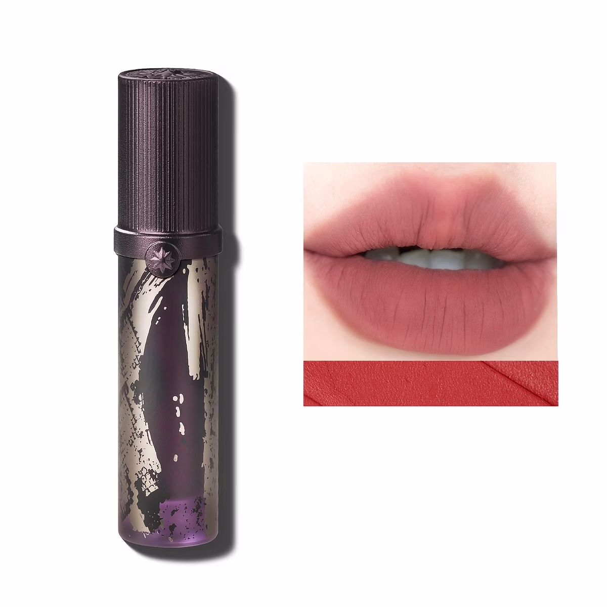 GIRLCULT Purple-black Shimmer Lip Cream – Bold, Matte, and Long-lasting Lipstick