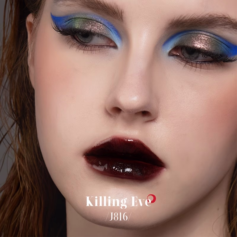 GIRLCULT Rose Black Red Blue Shimmer Lip Gloss – Mysterious, Sophisticated Lip Gloss for Hydrating, Shimmering Lips