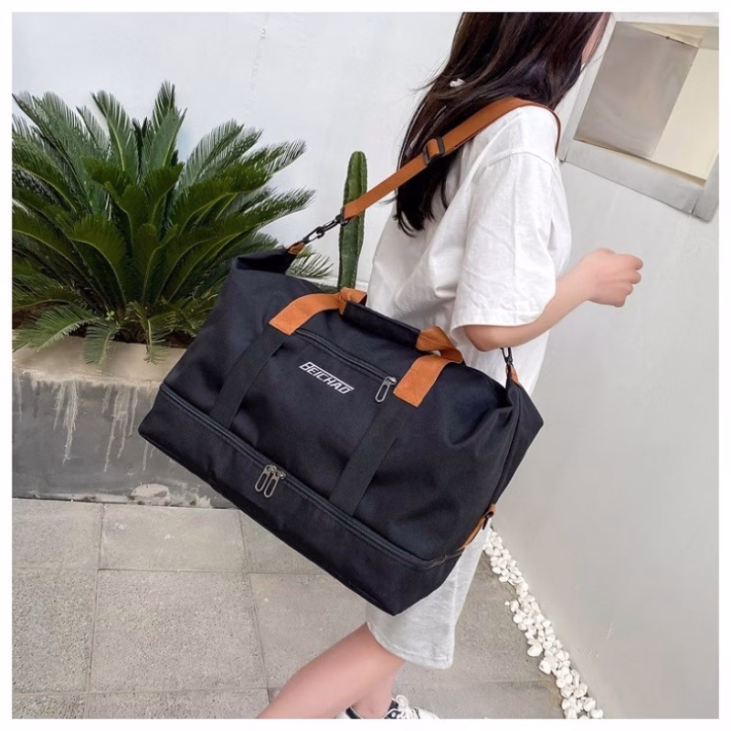 Large Capacity Travel Duffel – Heavy-Duty Nylon Gym & Luggage Organizer