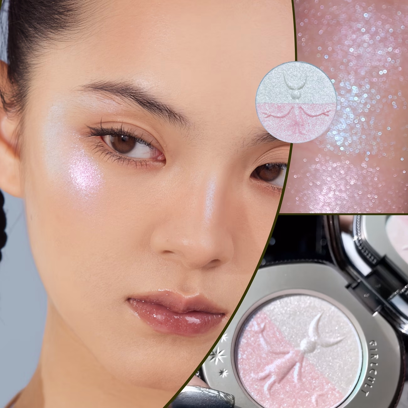 GIRLCULT Ultra-Glam Super Shimmer Highlighter – Party-Popping Glitter Eyeshadow & Body Illuminating Shimmer Powder