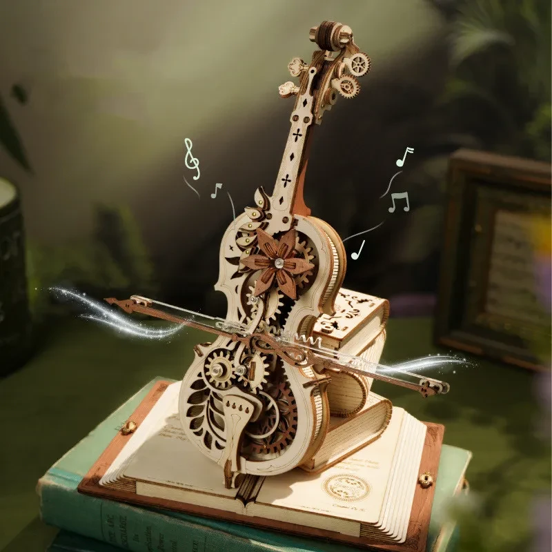 Magic Cello Mechanical Music Box