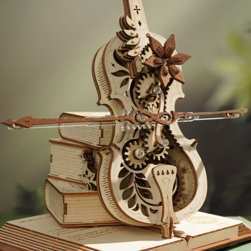 Magic Cello Mechanical Music Box