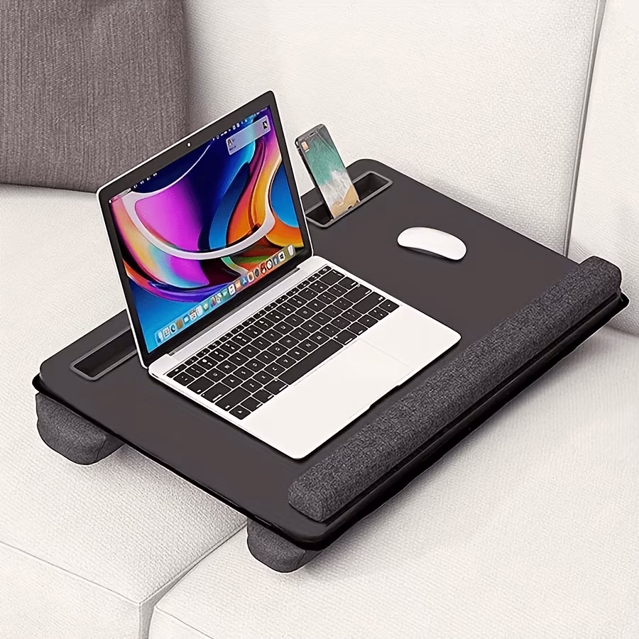 Portable Laptop Desk – Ergonomic Stand with Full Mouse Pad & Tablet Pen Holder
