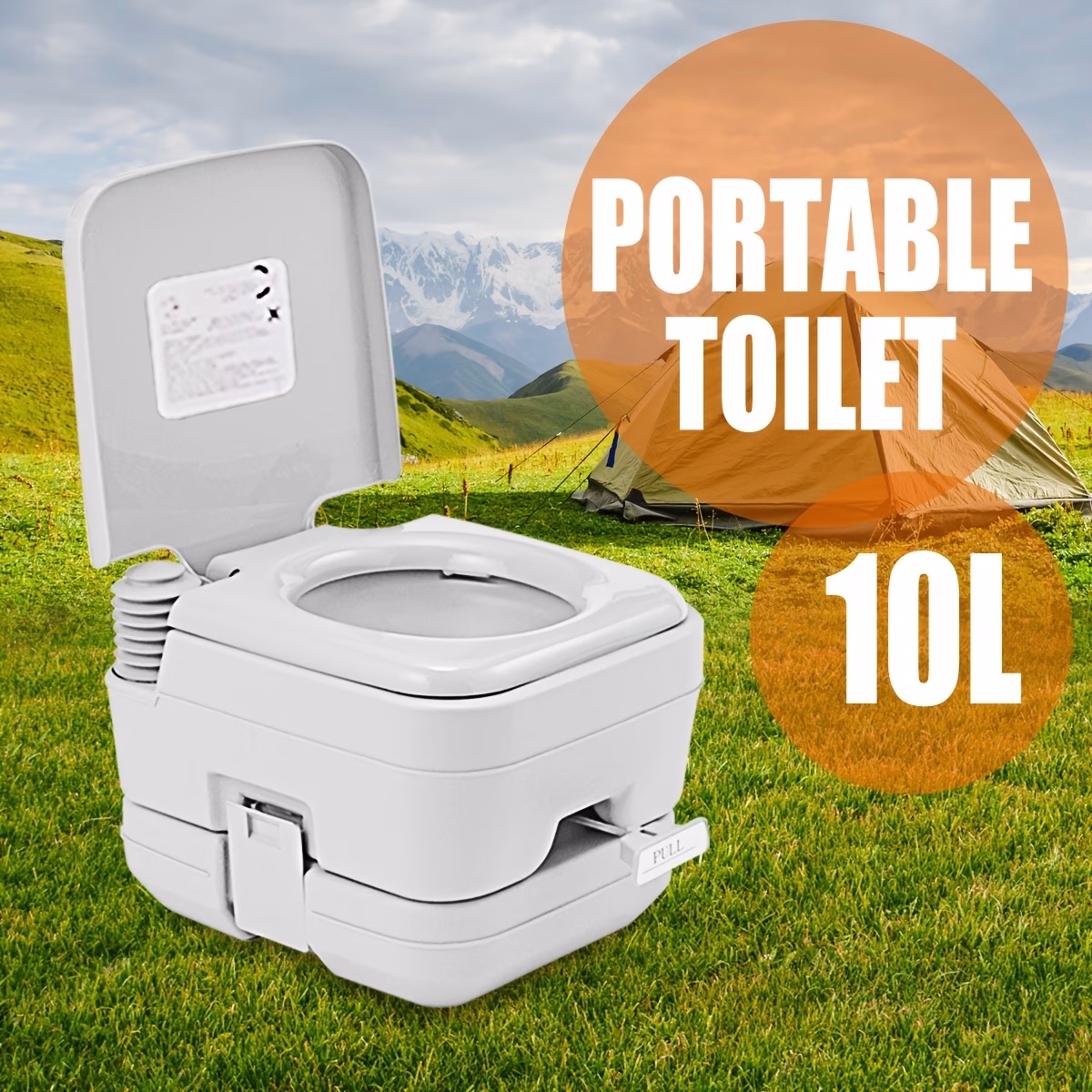 OGL Outdoor Portable Toilet – 10L Camping Potty for Travel, Boating, and Caravans