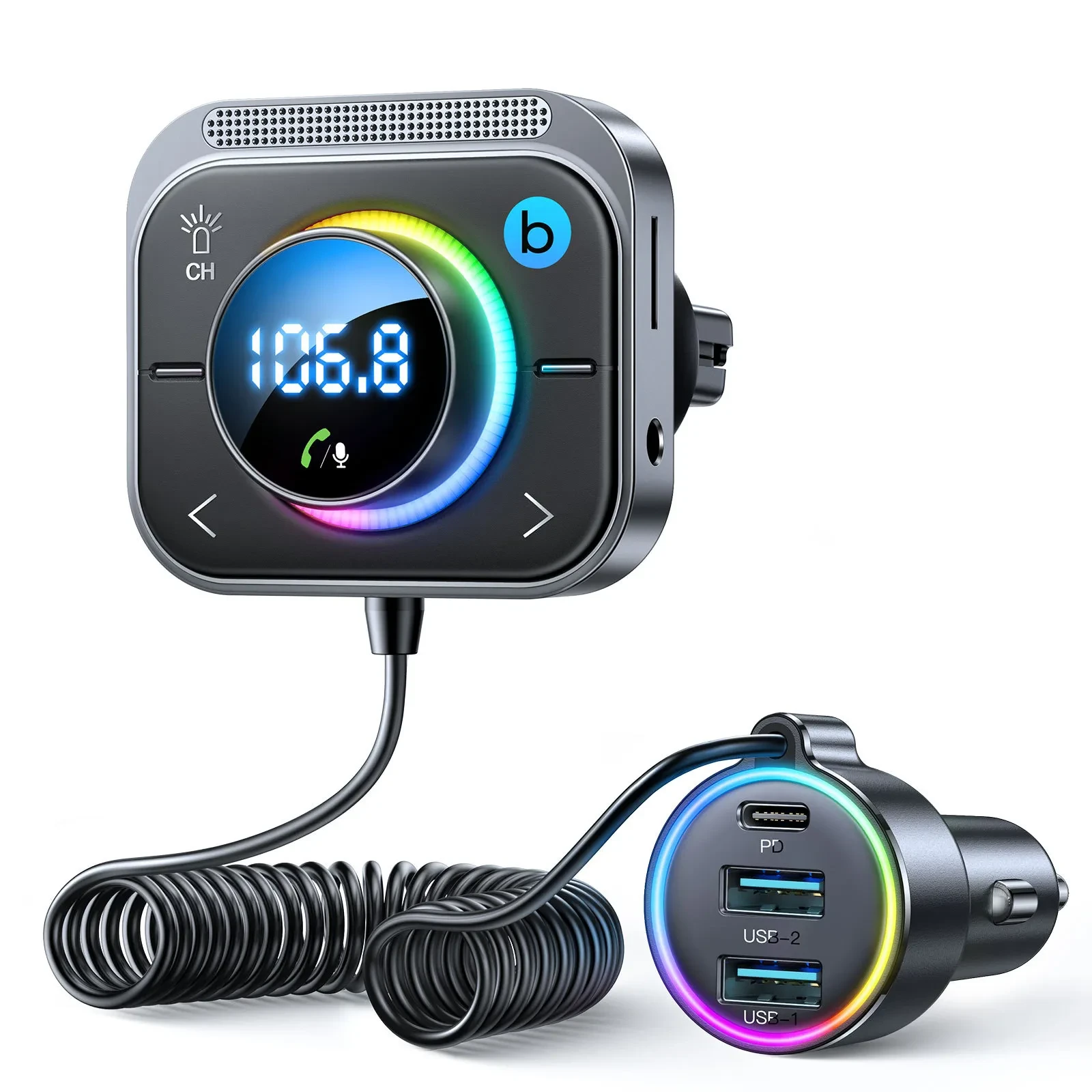Cigarette Lighter Bluetooth Radio Transmitter