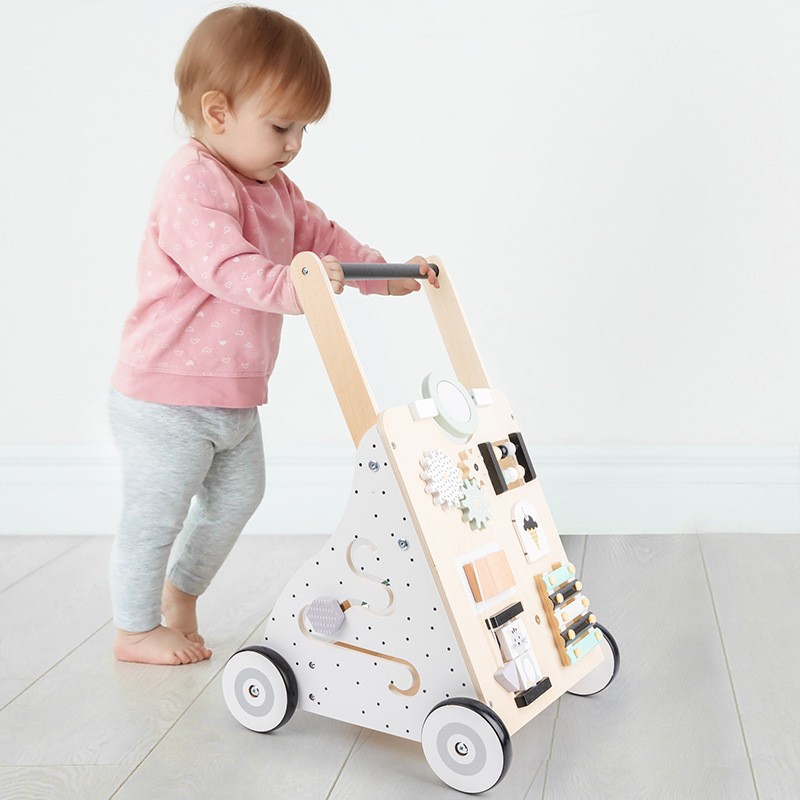 Classic World Baby Walker With Blocks
