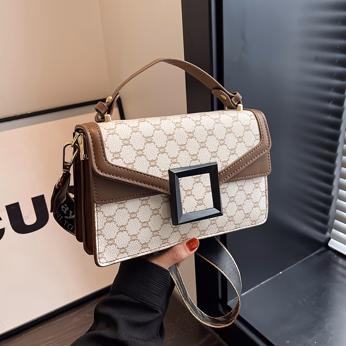 LABOONOO Fashionable Trendy Versatile High-End Elegant Women's Shoulder Bag