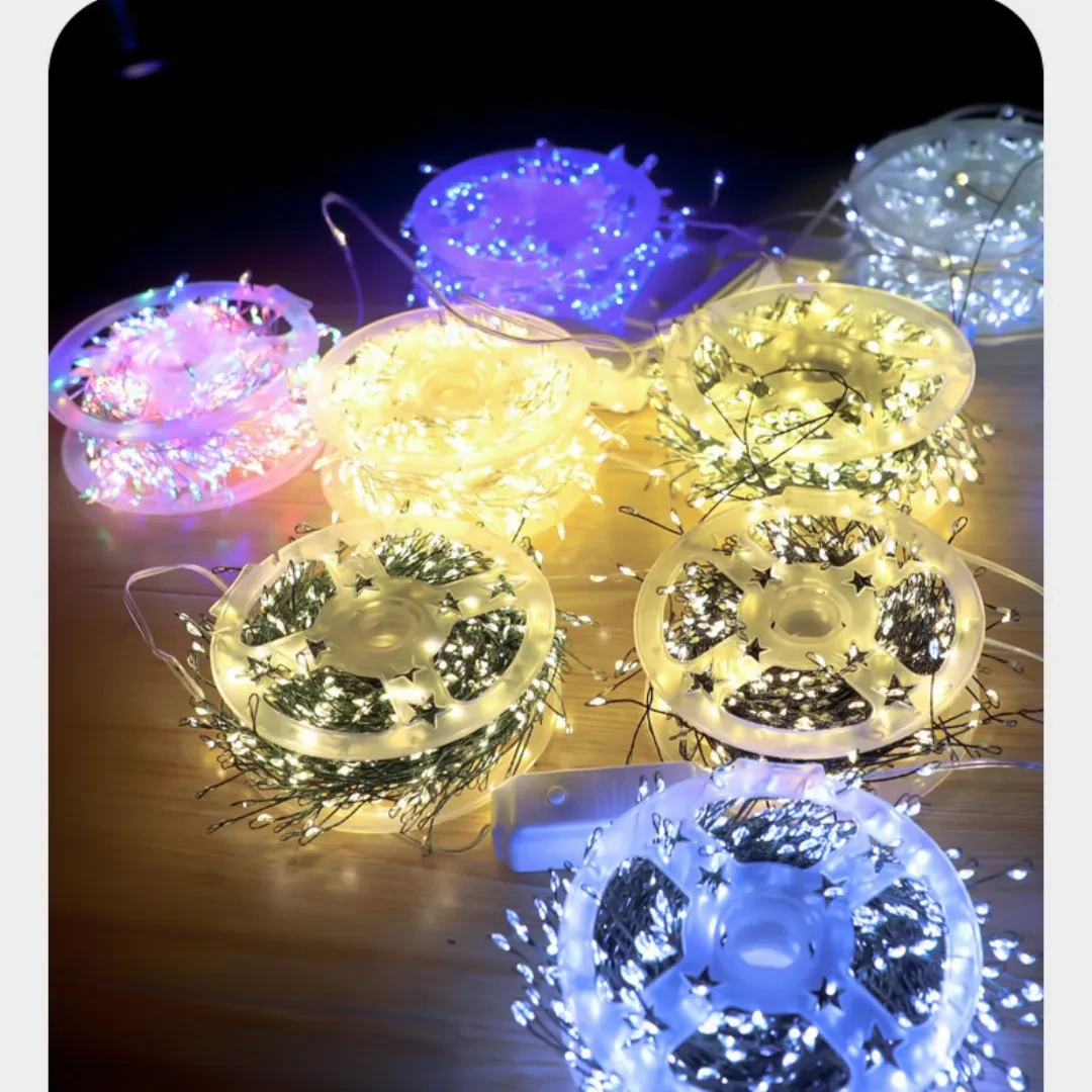 Copper String Lights Plug In