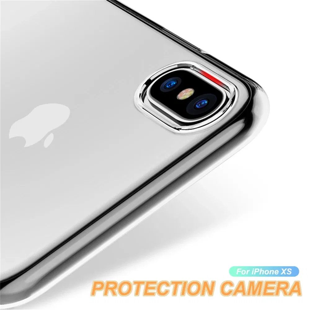 Material: Carbon Fiber - Transparent Soft Case For iPhone 11 12 13 Mini 15 14 Pro XS Max Clear Silicone Case For iphone X XR 8 7 Plus SE 2020 Back Cover