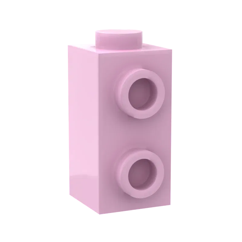 Color: Orange - 10PCS Assembles Particles 32952 1x1x1 2/3 Single side Mini Bricks Building Blocks DIY Replaceable Parts Toys For Children Gifts