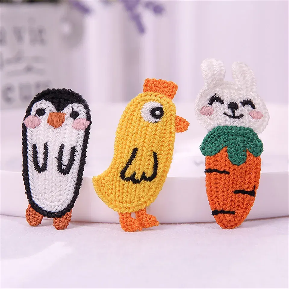 Color: black - Cartoon Handmade Woolen Animal Hairpin Hair Accessories For Girls Hair Clips Children Glitter Felt Fabric Hairclip Cat Barrettes