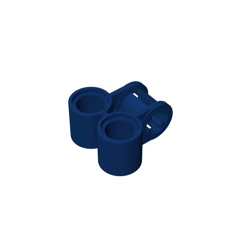 Color: plum - Gobricks GDS-927 Technical, Axle and Pin Connector Perpendicular Double compatible with lego 32291 pieces of children's toys