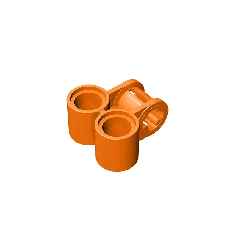 Color: plum - Gobricks GDS-927 Technical, Axle and Pin Connector Perpendicular Double compatible with lego 32291 pieces of children's toys