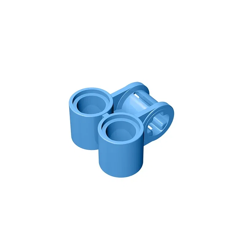 Color: plum - Gobricks GDS-927 Technical, Axle and Pin Connector Perpendicular Double compatible with lego 32291 pieces of children's toys