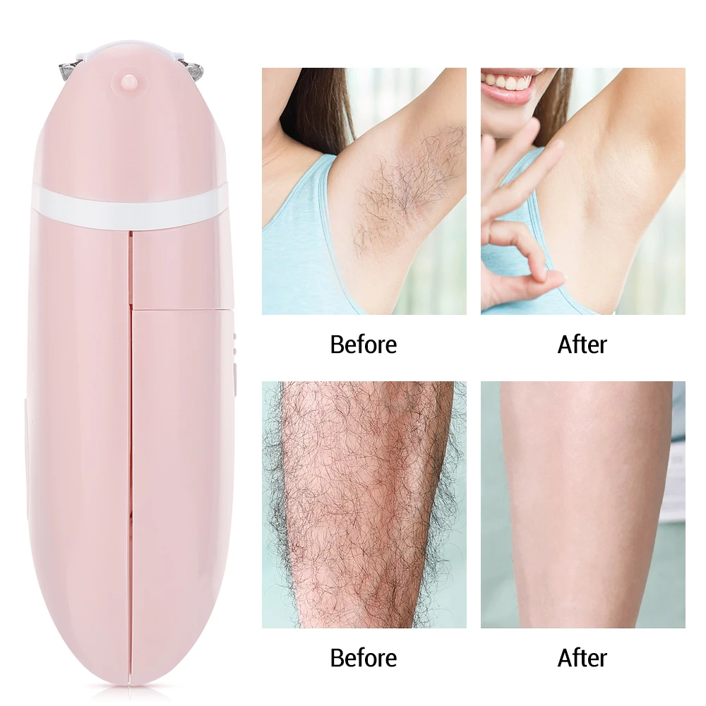Women Epilator Electric Shaver Facial Body Hair Removal Lady Leg Bikini Trimmer Hair Remover Underarms for Wet and Dry