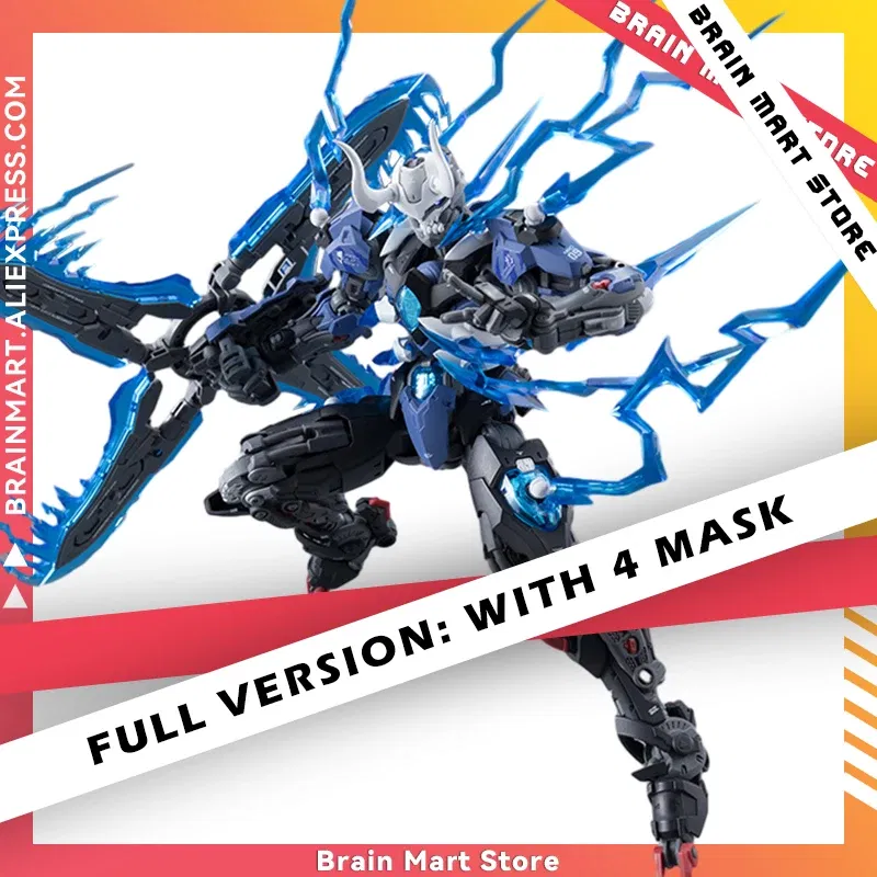 Color: Blue, Size: 12cm - HEMOXIAN LONE SHADOW 1/100 MG NBD-009 OVER ZERO NONZERO STUDIO Model Kit Assembled Mecha Assembling Toys Gift