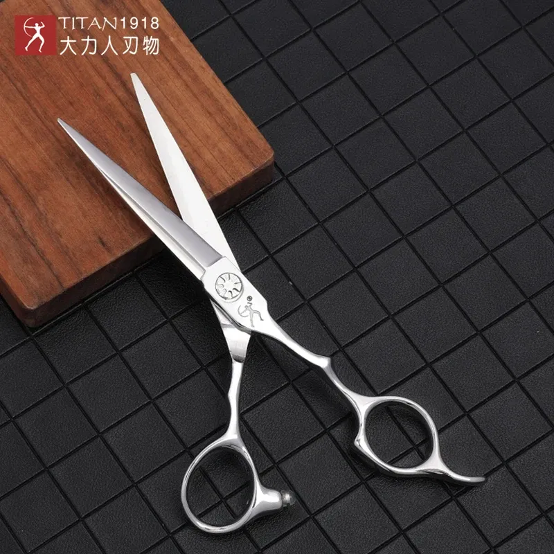 Color: Blue - Titan professional hairdresser's barber set of scissors cutting  Hairdressing salon scissors  sharp tools 5.5inch 6.0inch