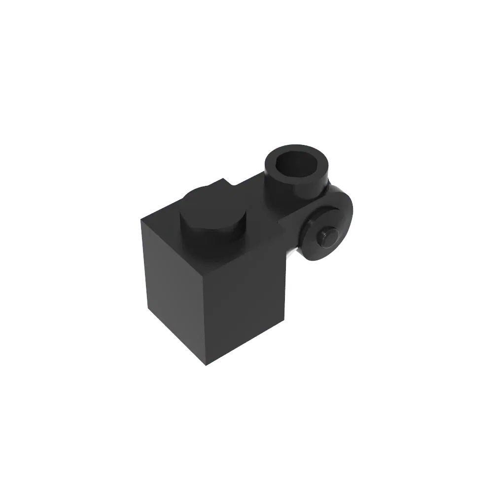 Color: Orange - Gobricks GDS-M150 Brick Special 1 x 1 with Scroll with Open Stud compatible with lego 20310 Assembles Building Blocks