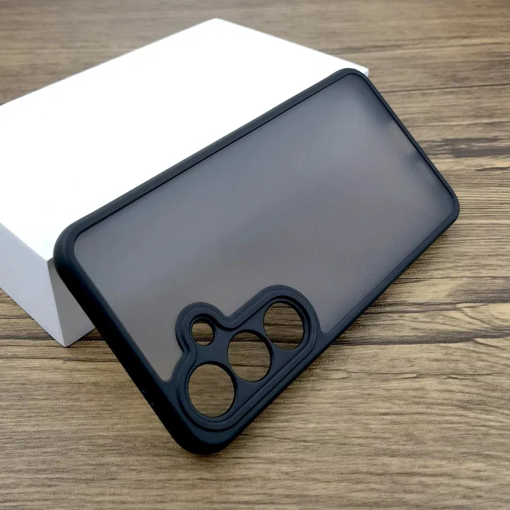 Color: black, Compatibility by Model: Galaxy A13 4G - Luxury Matte Case For Samsung Galaxy A56 A55 A54 A53 A52 A36 A35 A34 A13 A14 A15 A16 A17 A25 A26 A06 A05 A07 Protective Cover