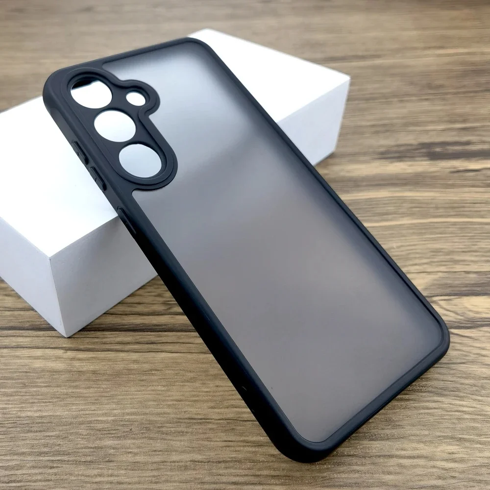 Color: black, Compatibility by Model: Galaxy A13 4G - Luxury Matte Case For Samsung Galaxy A56 A55 A54 A53 A52 A36 A35 A34 A13 A14 A15 A16 A17 A25 A26 A06 A05 A07 Protective Cover