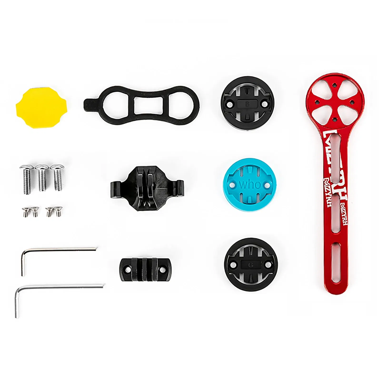 Color: Red, Ships From: CN - Bicycle Stopwatch Holder Bike Computer Bracket Adapter MTB Bike Speedometer Stem Mount For Garmin Bryton Cateye Cycling