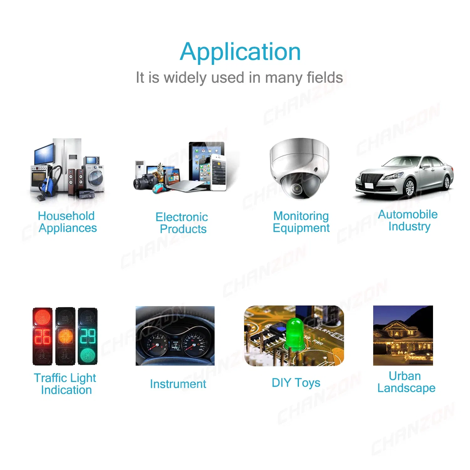 Color: WHITE, Ships From: CHINA - 100Pcs 3mm 5mm Led Diode Piranha Super Flux Round Flat Top White Red Green Blue Yellow Superflux Lights Emitting PCB Lamp Bulb