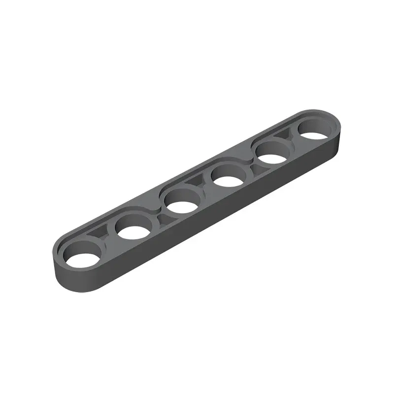 Color: Wood - Gobricks GDS-694 Technical, Liftarm Thin 1 x 6 compatible with lego 32063 pieces of children's DIY Building Blocks Technical