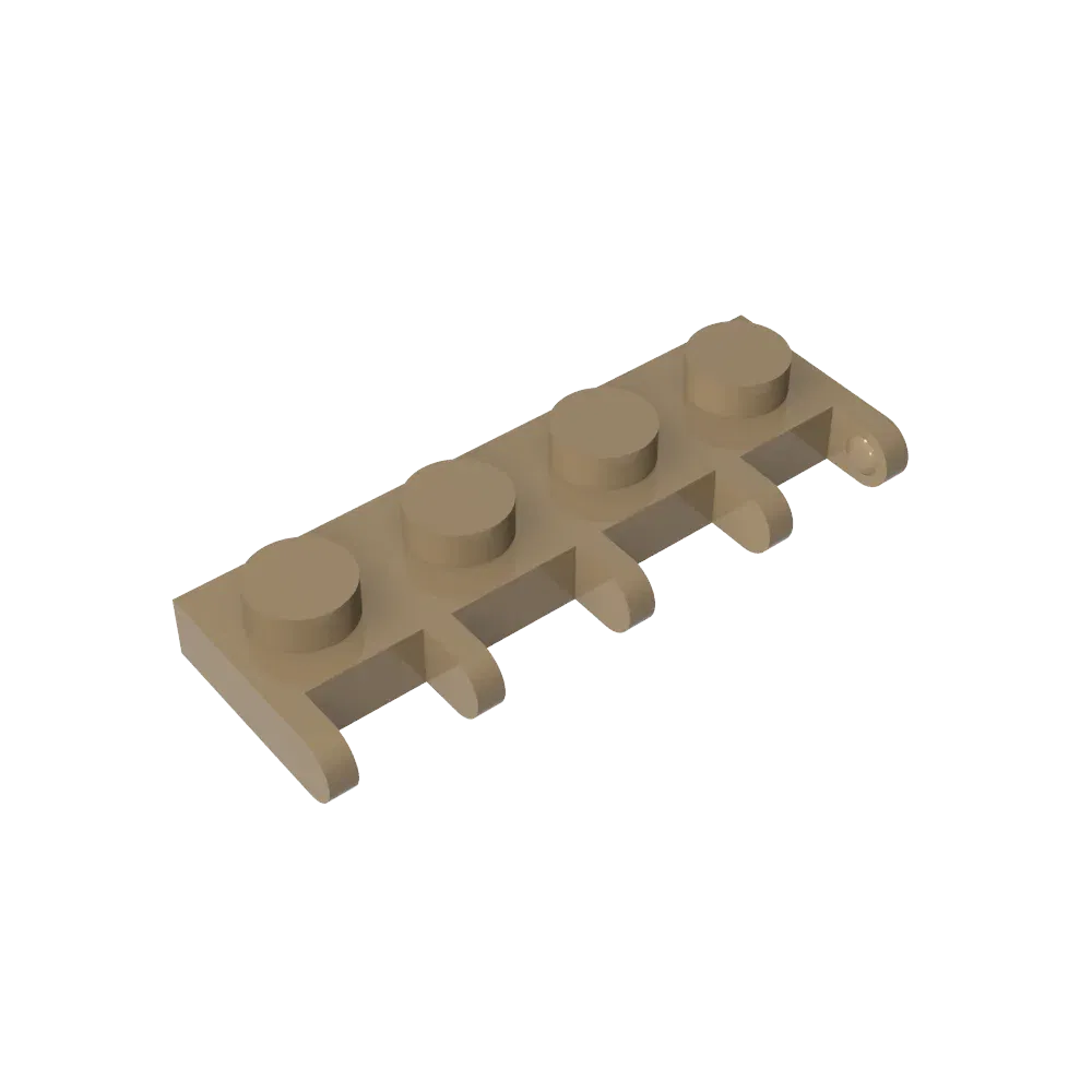 Color: PURPLE - Gobricks GDS-M348 Hinge Vehicle Roof Holder 1 x 4 compatible with lego 4315 Assembles Building Blocks children's toys