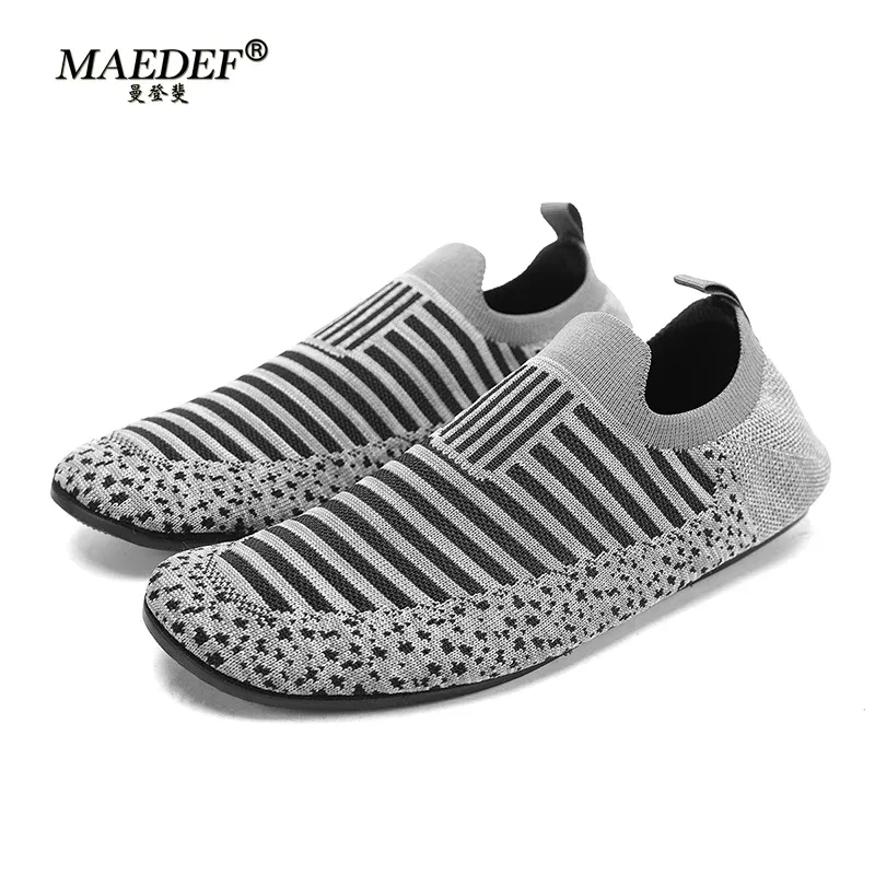 Color: SKY BLUE, Shoe Size: 40 - MAEDEF Mens Shoes Comfortable Casual Shoes Men Home Slippers Lightweight Breathable Walking Moccasins Thin Bottom House Shoes