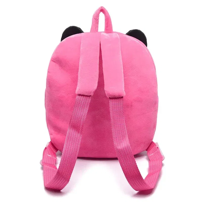 Color: Blue - Cartoon cute children schoolbag kindergarten small class baby backpack kt cat Mickey 1-3 years old plush backpack