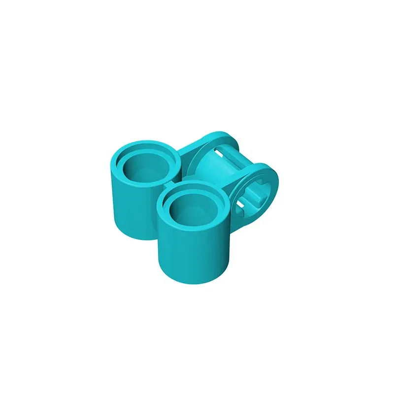 Color: green - Gobricks GDS-927 Technical, Axle and Pin Connector Perpendicular Double compatible with lego 32291 pieces of children's DIY