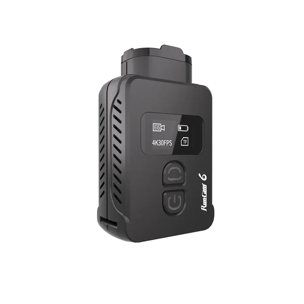 Color: WHITE - RunCam 6 4K 30FPS FPV Action Sport Camera