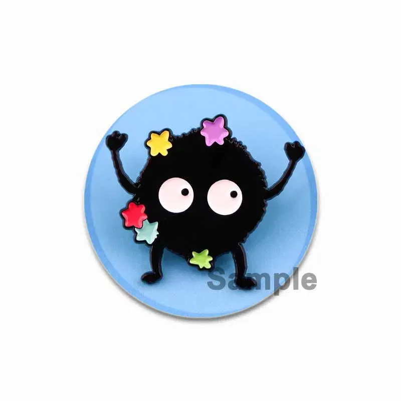 Cavetown Funny Cute Cartoon Anime Brooch Pins Round Tinplate Badge for Clothes Backpack Hat Jewelry Accessorie Gift