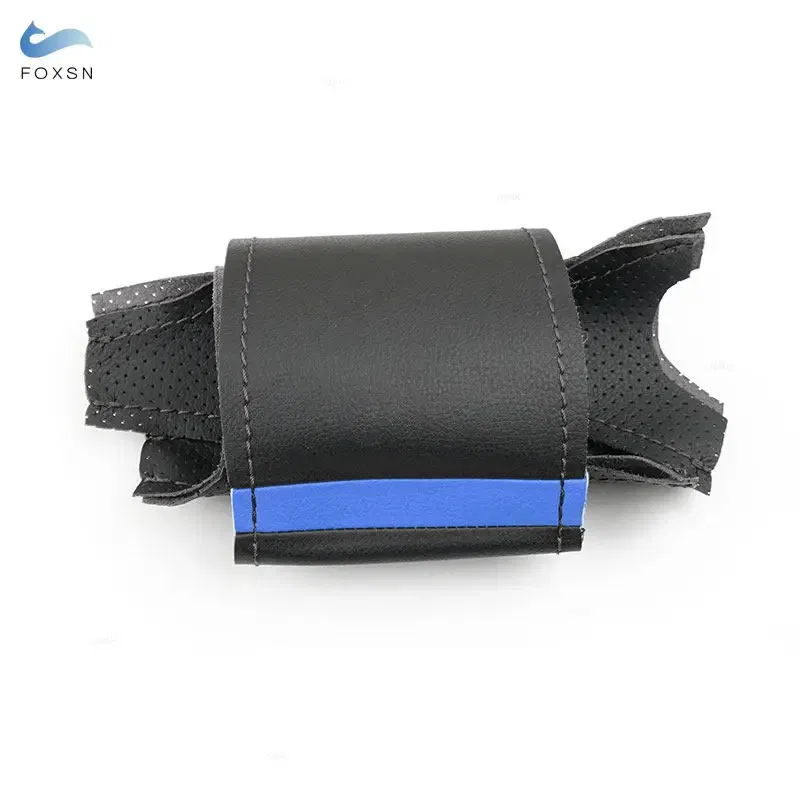 Color Name: MULTI - For Renault Clio 3 RS 2005 2006 2007 2008 2009 2010 2011 2012 2013 Hand-stitch Car Steering Wheel Cover Perforated Leather Trim