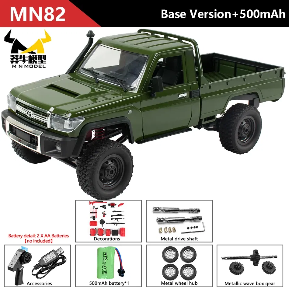 Color: VIOLET/?«?—?…° - MN MODEL 1/12 4x4 2.4G Remote Control Climbing Car Professional LC79 Truck Off-road Vehicle Rock Crawler All Terrain Pickup Toy