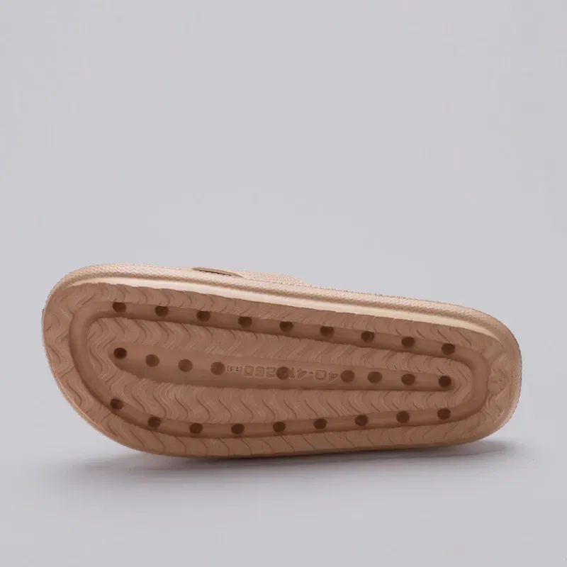 Shoe Size: 40, Color: Khaki - New EVA House Anti-Skid Slipper for Women and Men, 4CM Thick Sole and Cloud-Like Feeling