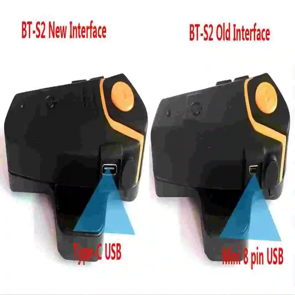 Color: Black - BT-S2NS Motorcycle Helmet BT Headset Intercom Moto Waterproof Multi BT Interphone 1000M Interfones MP3 FM Intercomunicador